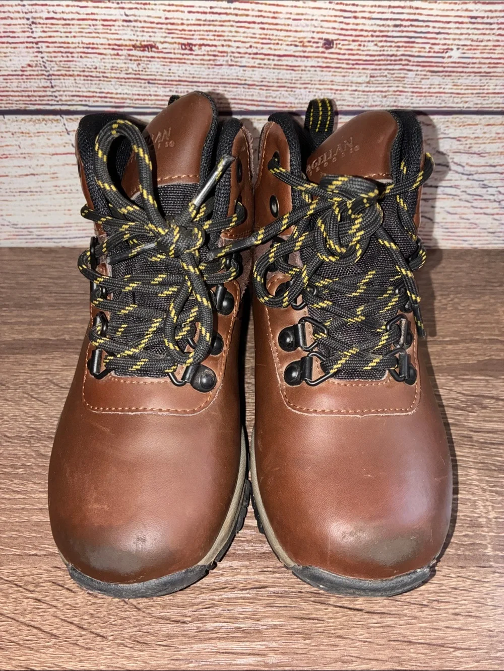 Magellan Outdoors Boots Boys Size 12D Argo PS/GS Brown Hiking Lace Up Waterproof